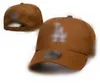 2024 Classic Designers senaste hatthatt lyxbrev La Baseball Cap Truck Driver Women's Round Justerbar flerfärgad mössa