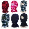 Mode gezichtsmaskers Halskap bivakmuts Distressed gebreid volgelaatsskimasker Shiesty-masker Camouflage bivakmuts Fleece Fuzzy bivakmuts Ski-bivakmuts 230719