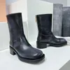 Ремень жгута прикрепленная ковша кожа кожаная пятка на Zip Knight Boots Square Toe Boнец