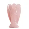 Aicsrad Ange Cristal Ornement Grès Pierre Artificielle Jade Sculpture Guérison Gemme Mascotte Bon Chanceux Ange Figurine Décor C19303b