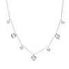 Kettingen 2023 Collectie Valentines Gift Real 925 Sterling Zilveren Hart Ster Hangers Kettingen Voor Vrouwen Cz Choker Ketting 33 7Cm