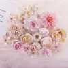 Decoratieve Bloemen Kransen Tas Europese Kunstmatige Voor Thuis Kamer Decor Bruiloft Decoratie DIY Haaraccessoires Corsage Craft Kit Fake Flow