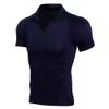 Camisetas Masculinas de Compressão de Corrida Masculinas Camisa de Futebol de Secagem Rápida Roupas Esportivas Fitness Musculação Esporte Camisa de Manga Curta Respirável 230718