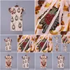 Basic Casual Dresses European And American Womens Wear Summer New Style Short-Sleeved Print Fashionable Embroidered Beaded Dress D Dh6Er