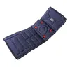 Back Massager 8 in1 mode Collapsible Full-body Massage Mattress Automatic heating Multifunction Far Infrared vibration Massager Cushion 230718