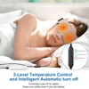 Eye Massager Grafeen Ver Infrarood Verwarmd Masker Voor Slapen Verwarming Therapie Ooglap Droge Donkere Kringen Ontdoen van Stye Maaager 230718