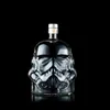 Wine Glasses Whiskey Decanter Creative Glass DarthVader Bar Set Wine Glasses Portable Carafe Skull Decanter 750 ML For Man Gift 230718