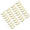 Dinnerware Sets 50 Pcs Takeaway Box Bamboo Disposable Plates Sushi Rack Wood Cake Plastic Container