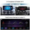 10 25 Qualcomm Android 11 6G RAM 128G ROM Car Radio GPS Savigation Bluetooth WIFI شاشة وحدة Mercedes Benz GLC CLA251S