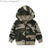 Manteau automne et hiver nouveau sweat à capuche camouflage garçons et filles mode à manches longues manteau à capuche zippé veste pour enfants Z230719