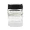 Dab Jar Food Grade Non-Stick 5ml Glass Bottle Tempered WaxDry Herb 50g Concentrate Container with Black Lid