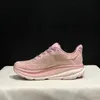 Koşu Ayakkabıları Hoka Clifton 9 Havadar Mavi Üçlü Siyah Beyaz Canlı Turuncu Kıyı Gökyüzü Erkek Nefes Allable Rahat All Maç Düz Jogging Womens Hafif Sneakers