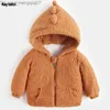 Manteau en duvet Nouvel automne hiver manteau en coton pour enfants veste bébé garçons et filles manteau chaud mode manteau en laine à capuche pour enfants vêtements pour enfants Z230719