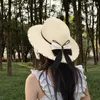 Chapeaux à large bord Lady Beach Hat Sweet Color Matching Light Sun Gardening Headwear