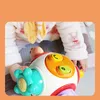 Intelligens Toys 6-in-1 Baby Montessori Sensor Toy 0 12 Månader GRASPING Aktivitet Bilfärdigheter Utveckling Baby Education Toy 1 2 3 år 230719