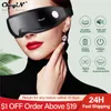 Eye Massager Electric Cordless Kneading Acupuncture Points Trötthet Relief Massage Glasögon USB Laddning för stam 230718