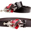 Cravates Cool Mode Ceinture En Cuir Coeur Rouge Amour Fait Mal Conception Punk Rock Ceinture Femmes Hommes Ceintures Décoratives Jeans Hip Hop Ceinture 230718