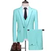 Men's Suits & Blazers Classical Fashion Plus Size Suit Three-piece Singer Stage Performance Clothes Hosted Outfit Party Banqu210g