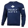 Heren Hoodies Heren Crew Neck Print Casual Warm Pearly Gates Trui met lange mouwen 2023