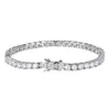 Designer Bracelet de luxe Rock Tennis Chains Hip-Hop Tide Mens Bracelet Zircon-microenased 3 mm Diamonds Bracelets for Hommes et femmes bijoux