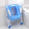 Potties koltukları yeni bebek yürümeye başlayan tuvalet eğitmeni güvenlik koltuk sandalye, ayarlanabilir merdiven bebek tuvalet eğitimi ile slip katlanır koltuk x0719