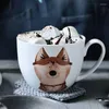 Кружки милые мультипликационные животные керамика кофейная кружка молоко чай чайные чашки для питья подарки на день рождения друзей