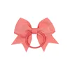 2.36" Baby Girls Hair Bow Ties Elastic Ponytail Holder Rubber Band Hair Ropes Hair Accessories for Kids Toddlers