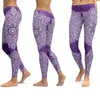 LI-FI Mandala Fitness Yoga Pants Women Sports Leggings Workout Running Leggings Sexy Push Up Gym Wear Elastic Slim Pants251U