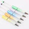 50pcs The Latest Color Beaded Ballpoint Pen Writing Children Kid Teacher Stationery Gift School Office