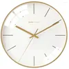 Настенные часы золотые большие часы современные дизайны металлические часы для дома декор скандинавский тихой кухня Relogio de Parede Идеи подарков
