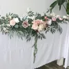 Party Decoration Artificial Rose Vine Flower Garland Wedding Table Simulation Floral Arrangements Ceremony Backdrop Arch