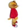 2018 usine mignon Daniel le tigre veste rouge personnage de dessin animé mascotte Costume fantaisie Dress331B