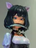 Anime Manga Resin Figure Kit Cat Girl Busto in resina Kit in resina per garage non verniciato L230717