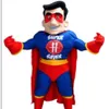 costume della mascotte di superman personalizzato formato adulto costume di carnevale fantasia 253H