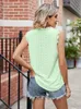 Camisoles Tanks Summer Sexy Canotta Donna 2023 Fashion Lace Stitching V Neck Streetwear Elegant Ladies Plus Size Casual T-shirt senza maniche 230719