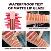 Lippenstift Make-up Lippenstift Set Fluwelen Matte Vloeibare Lipstick Waterdicht Duurzame Stick Gratis Cup Kleurloze Naked Lipstick Set Private Label 230718