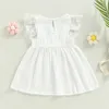 Girl's Dresses ma baby 0-24M Newborn Infant Baby Girl Dress Ruffle Lace Bow A-line Dresses For Girls Summer Princess Girls Dresses