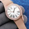 Safir Crystal Watch Diamond Custom Ice Saat Mücevher İzle Lüks Bust Pırlanta İzle Hip Hop İzle Takı Kadınlar