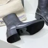 Ремень жгута прикрепленная ковша кожа кожаная пятка на Zip Knight Boots Square Toe Boнец