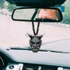 Decorazioni per interni Casco giapponese Oni Samurai Ciondolo appeso per auto Samurai Kabuto Maschere Ciondolo per specchietto retrovisore per auto Decorazioni per auto di Halloween Regalo x0718