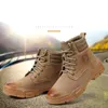 Boots Men's Safety Shoes Steel Toe Cap Indestructible Military Combat Motorcycle