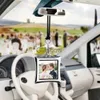 インテリアデコレーションベビーペット愛好家と家族の自動車飾りインテリアリアビューミラー装飾の写真のためのクリエイティブカーペンダントメタルフォトフレームX0718