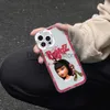 携帯電話ケースBratz Doll Phone Case Case for iPhone 11 12 Mini 13 14 Pro Max透明シェルJ230719 J230719