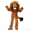 Costume de mascotte de lion de haute qualité Taille adulte Brave Lion Cartoon costume fête de fantaisie Gosse Factory Direct 299p