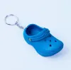 12 ألوانًا 3D Mini Shoe -keychain eva shoes srocs سلسلة مفاتيح التسد من الصندل الحزب