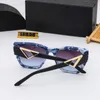 Damen-Designer-Sonnenbrille, Luxus-Brille, Goggle, Outdoor-Strand-Sonnenbrille für Mann und Frau, Mischungsfarbe, optionale dreieckige Signatur mit Originalverpackung