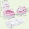 Potties platser Portable Potty Portable Baby Toalett Potty Training Seat Child Pot Training Girls Boy Potty Kids Chain Toalett Seat Children's Pot X0719