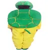 Nouveau style les enfants 2018 Cosplay Grenouilles vertes Tortue verte jaune Convient aux garçons et aux filles Costume de scène Long style dancing296Z