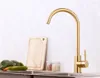 Kitchen Faucets Carnival Shopping Festival Promotion Brushed Gold Faucet Lead-free 304 Stainless Steel Cold Water Sink Tap