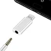 Adattatore jack per cuffie da tipo c a 3,5 mm Adattatore audio AUX Convertitore per auricolari Convertitore di musica mini usb-c Per Huawei Xiaomi oneplus nero bianco